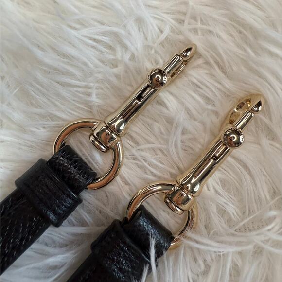 COACH Black Pebbled Leather Replacement Strap - Picture 6 of 6